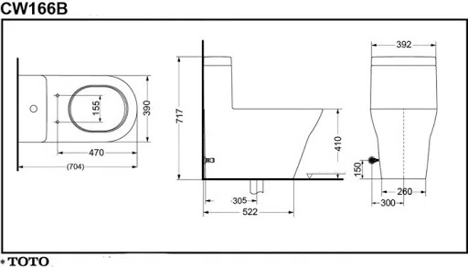 Xuất xứ thiết bị vệ sinh TOTO, lịch sử, phương châm hoạt động... - Bồn cầu TOTO CW166B/TC390CVK - Nắp êm (CW166B/TC390CVK)