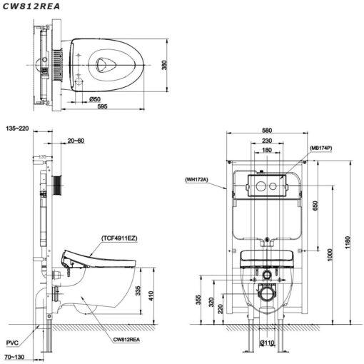 CW812REA/TCF4911EZ/WH172AT/TCA465/MB174P#SS