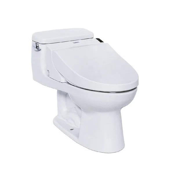 Phòng Vệ Sinh Bao Nhiêu m² Là Hợp Lý? Hướng Dẫn Chi Tiết Từ Chuyên Gia - Bồn cầu 1 khối TOTO MS864W6 (MS864W6)