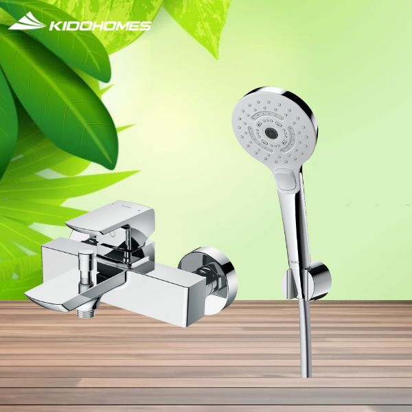 Bộ sen tắm nóng lạnhh GR TOTO bát sen massage 3 chế độ TBG02302VA/TBW01035V