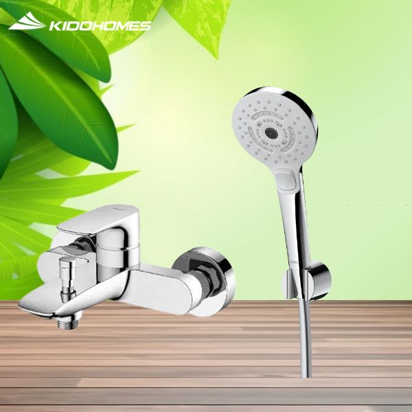 Bộ sen tắm nóng lạnhh GA TOTO bát sen massage 3 chế độ TBG04302VA/TBW01035V