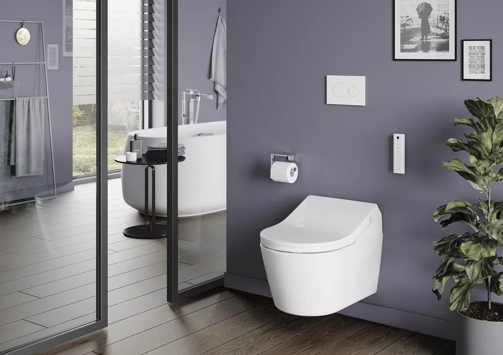 Bồn cầu với Nắp rửa điện tử WASHLET+ 1 Khối