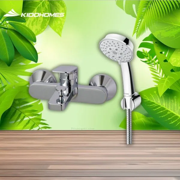 Bộ sen tắm nóng lạnh REI-S bát sen cầm tay TTMR302V/TBW03002B