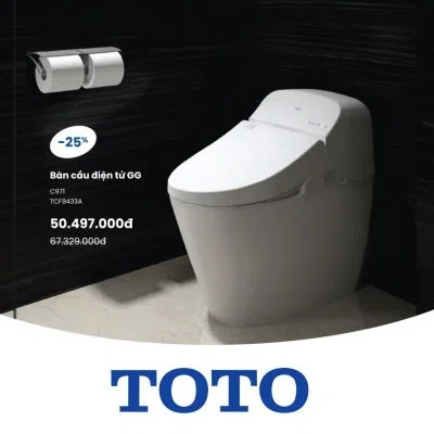 Bàn cầu điện tử toto