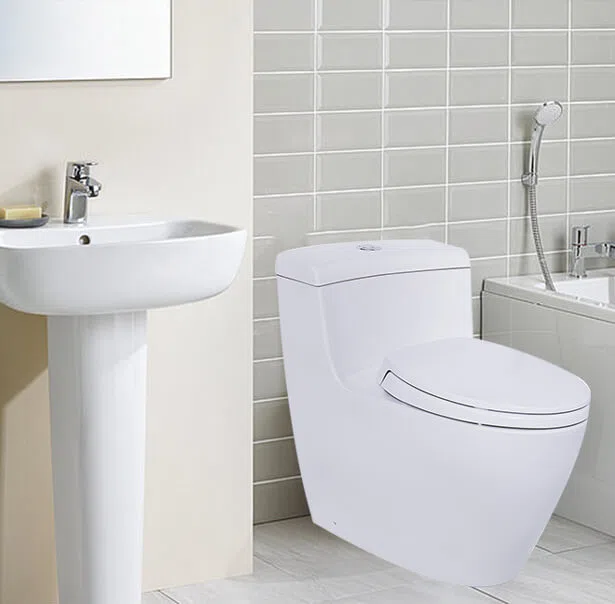 Bồn cầu 1 khối kèm nắp đóng êm TOTO MS625DE4
