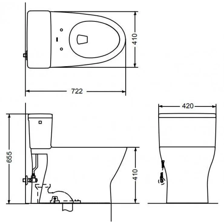 3 lý do bạn không nên bỏ qua sản phẩm TOTO - Bồn Cầu Một Khối Nắp Đóng Êm TOTO MS188VKT3 (MS188VKT3)