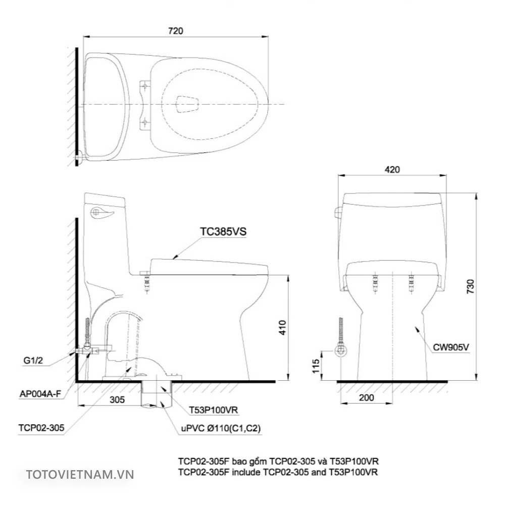 Mẫu phòng tắm 1m² thiết kế thông minh