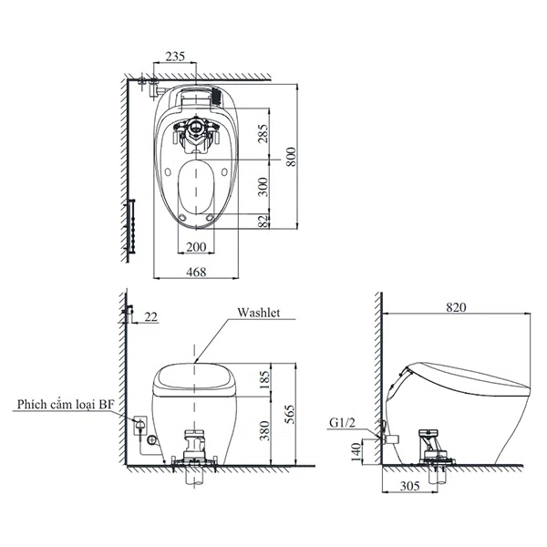 Bồn Cầu Điện Tử TOTO Neorest CS901VT#NW1/T53P100VR