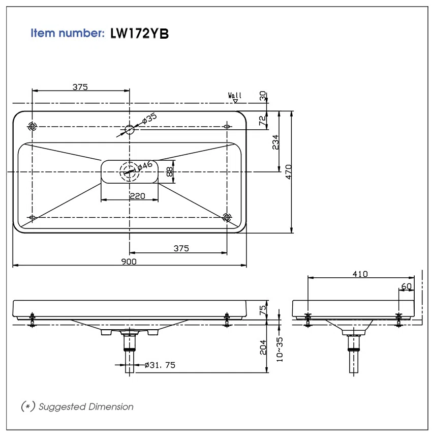 Chậu rửa lavabo đặt bàn TOTO LW172YB