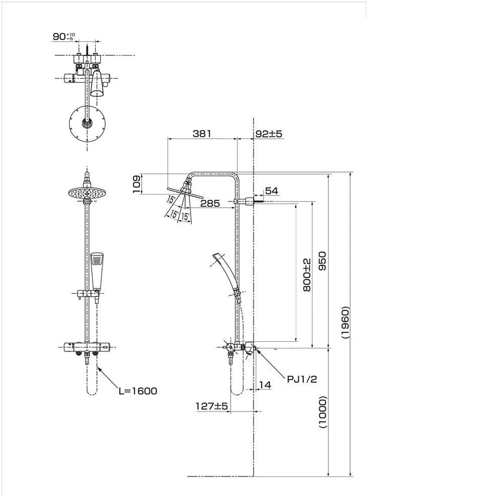 Sen cây nhiệt độ TOTO TMWB95ECR