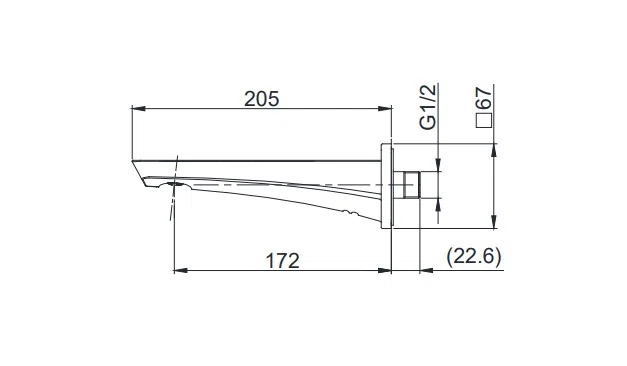 Vòi Xả Bồn TOTO TBG07001B