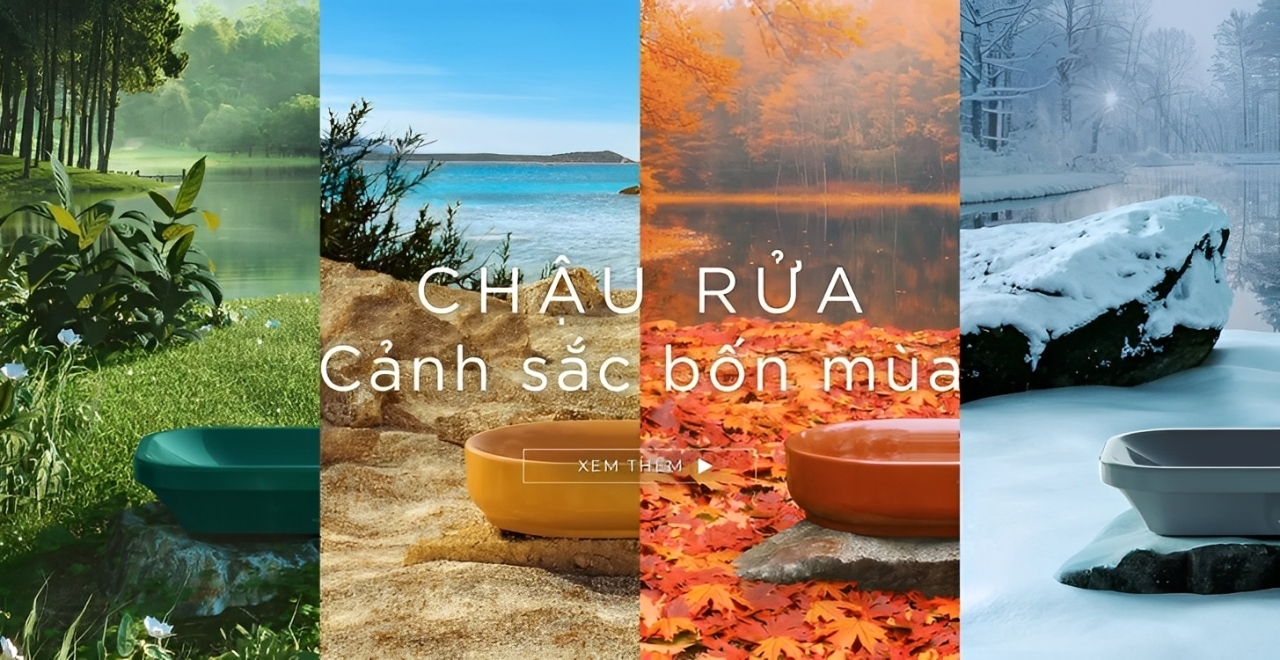 banner chậu toto kidohomes