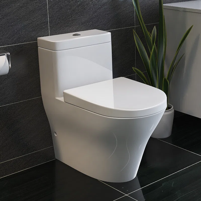 Bồn cầu 1 khối kèm nắp rửa êm TOTO CW166RB
