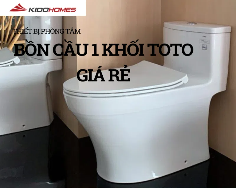 Top bồn cầu 1 khối TOTO giá rẻ