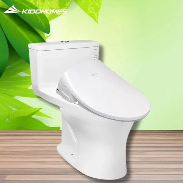 Bàn cầu một khối thông minh nắp Daelim Dobidos MS855DT2#XW/DB 5600