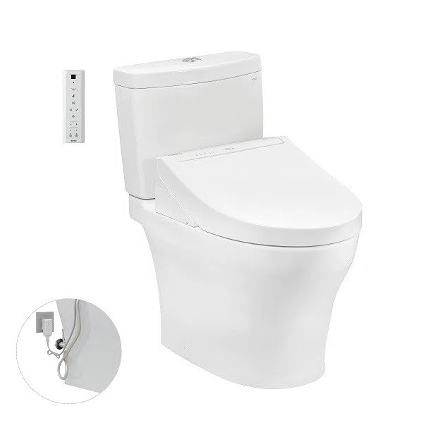 Bồn Cầu 2 Khối Nắp Rửa Điện Tử TOTO CS769DRW14#XW