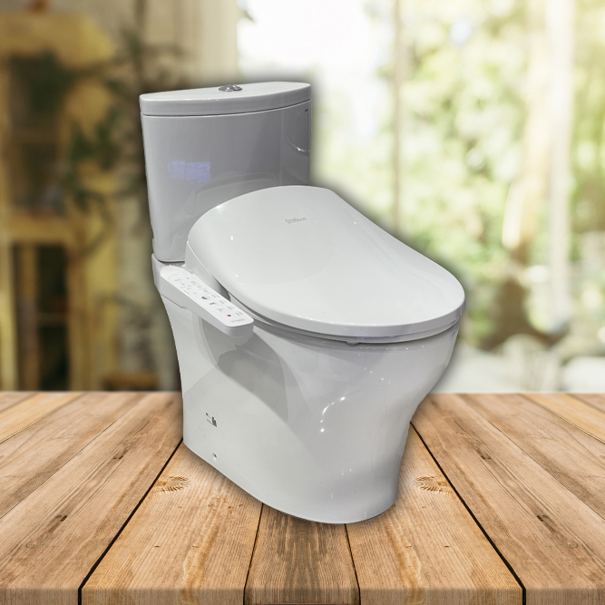 Bồn cầu thông minh nắp Daelim Dobidos CS838DT8#XW/DB 5500