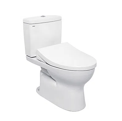 Bồn cầu 2 khối TOTO CS320PDRE4#W, thoát ngang CS320PDRE4#W - Hình 1