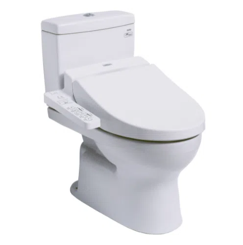 TOTO WASHLET bidet toilet trong phòng tắm hiện đại