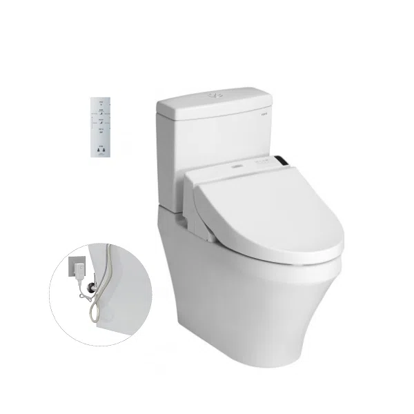 Bồn cầu thông minh 2 khối nắp WASHLET TOTO CS948DW6#XW