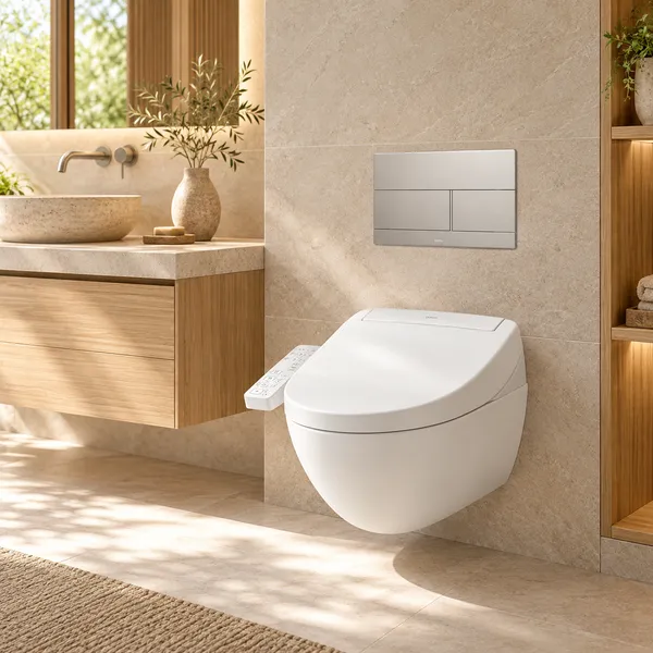 Bồn cầu treo tường TOTO CW812REA/TCF33461GAA/WH172AT/TCA465/MB171M#SS – Nắp điện tử Washlet S2