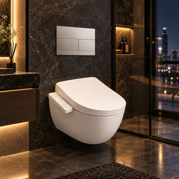 Bồn cầu treo tường TOTO CW812REA/TCF33461GAA/WH172AT/TCA465/MB171M#SS – Nắp điện tử Washlet S2