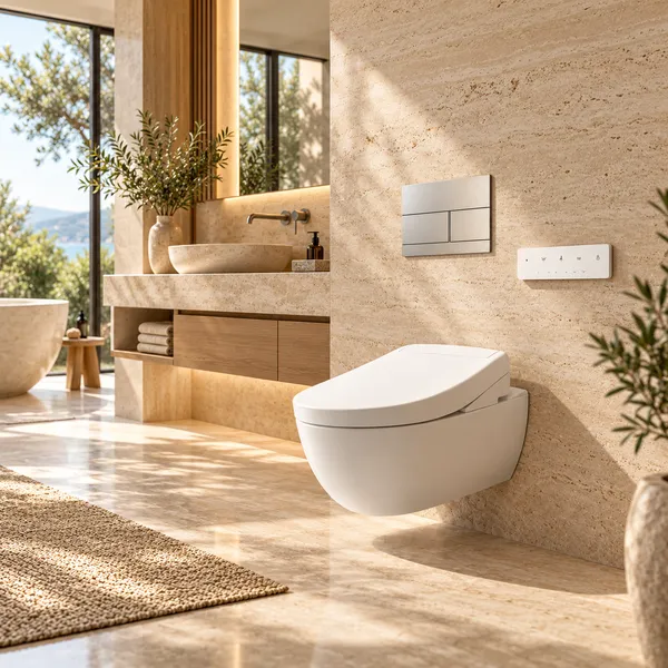 Bồn cầu treo tường TOTO CW812REA/TCF34461GAA/WH172AT/TCA465/MB171M#SS – Nắp rửa thông minh Washlet S5