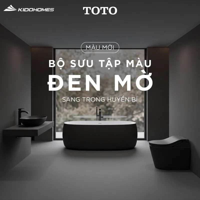 Bộ sưu tập màu đen mờ TOTO