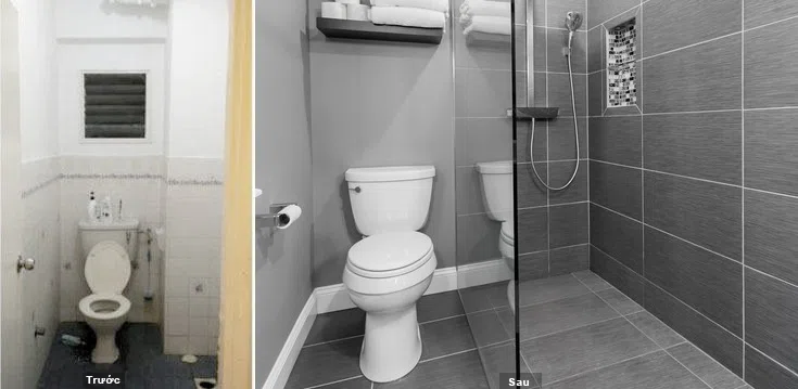 Cải tạo nhà vệ sinh hiện đại