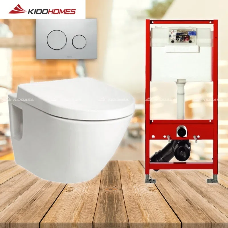Cấu tạo bồn cầu treo tường TOTO