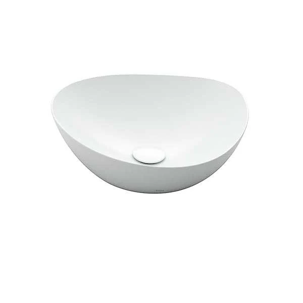 Chậu đặt bàn vành mỏng Linear Ceram LT4704MTG17