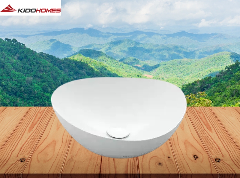 Lavabo để bàn men sứ chống bám bẩn LT4704G17XW