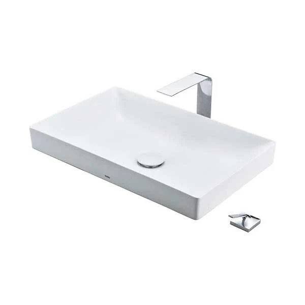 Chậu đặt bàn vành mỏng Linear Ceram LT4716MTG19