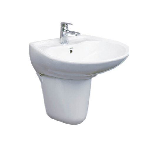 Chậu rửa mặt TOTO LHT300CM - Chân lửng