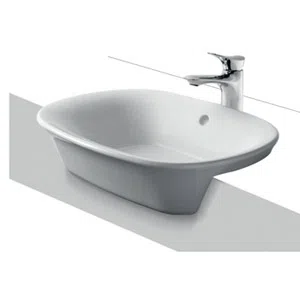 Chậu rửa lavabo bán âm TOTO LW198B