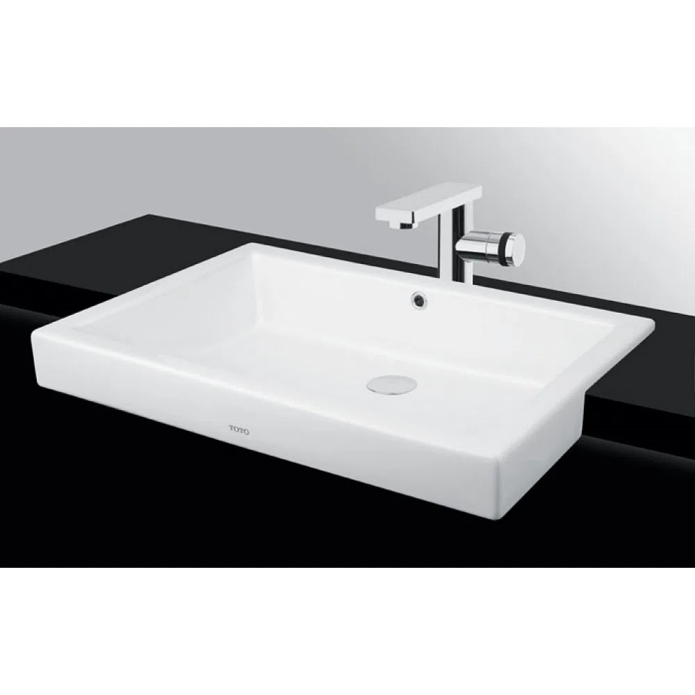 Chậu rửa lavabo bán âm TOTO LW646JW/F