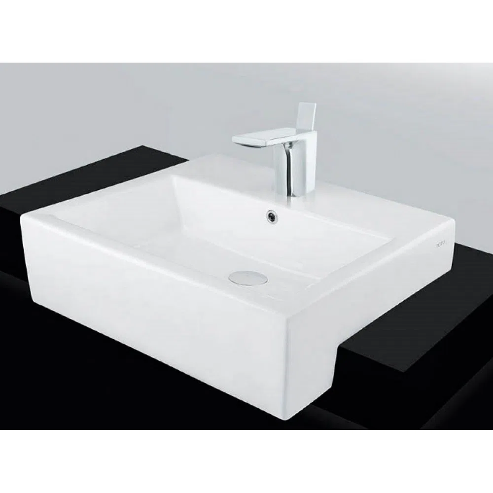 Chậu rửa lavabo bán âm TOTO LW647CJW/F