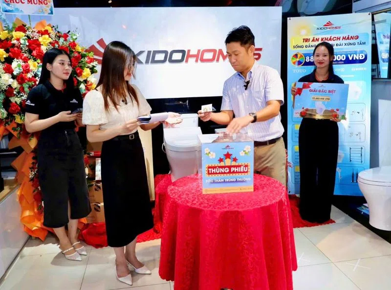 Công bố danh sách khách hàng trúng thưởng chương trình Sống đẳng cấp cùng TOTO Kidohomes