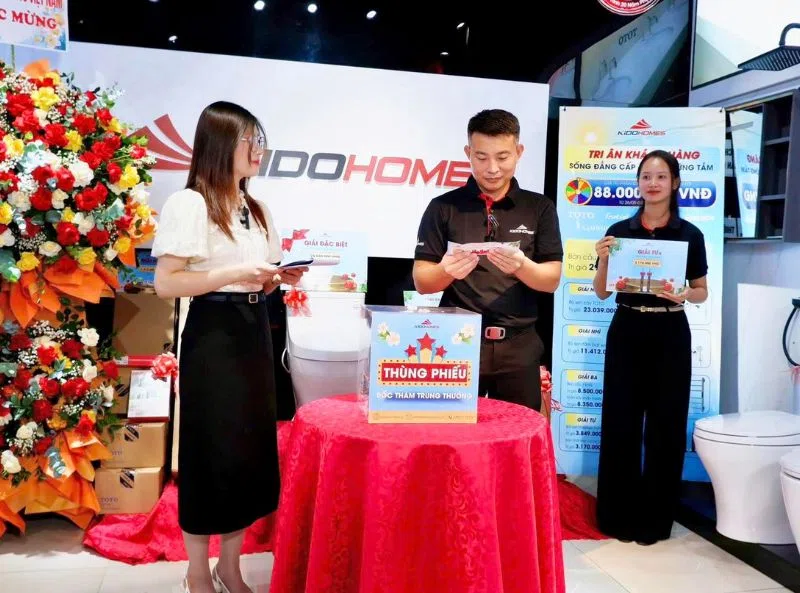 Công bố danh sách khách hàng trúng thưởng chương trình Sống đẳng cấp cùng TOTO Kidohomes