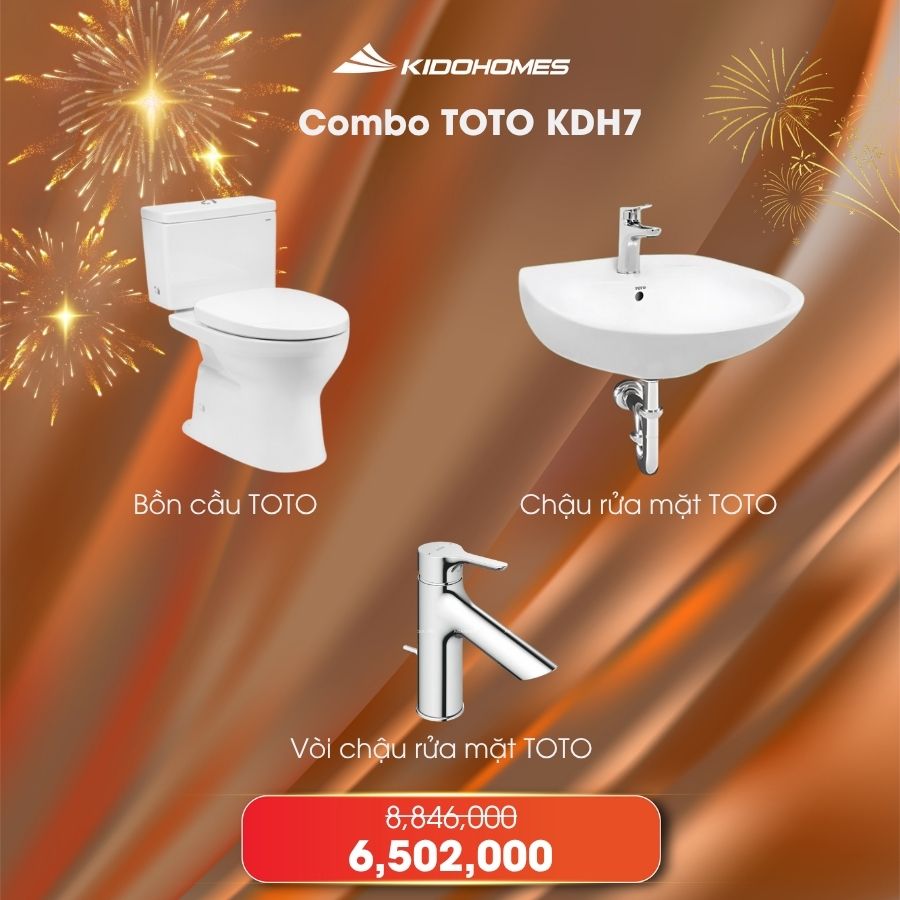 Combo thiết bị vệ sinh TOTO KDH7