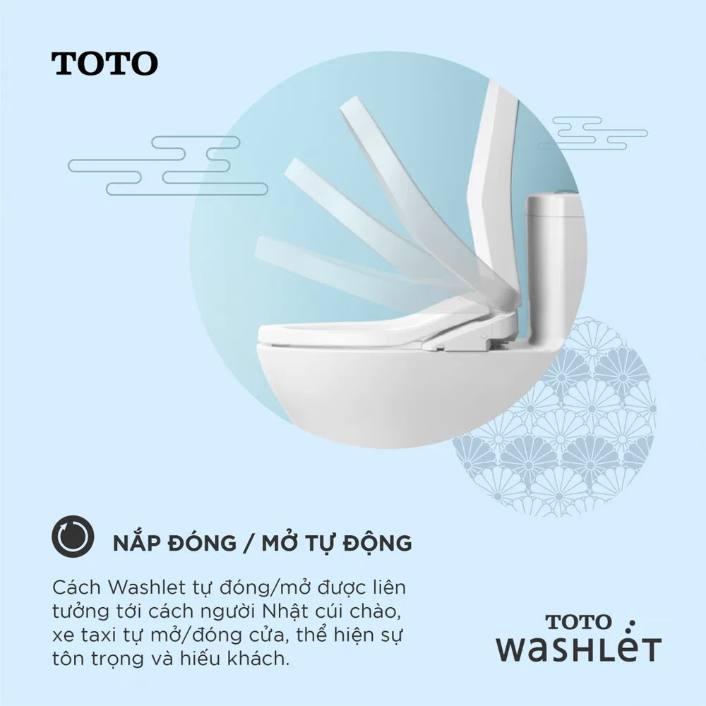 Đóng mở nắp tự động không cần chạm
