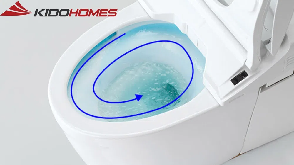 Công nghệ xả xoáy Tornado Flush của TOTO
