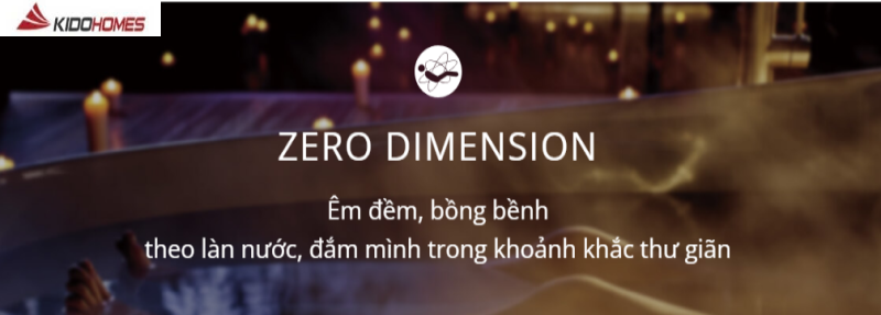 Bồn tắm không gian TOTO – công nghệ Zero Dimension