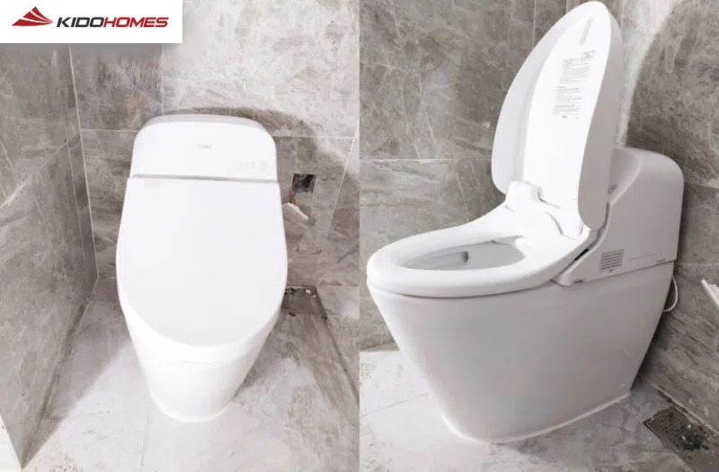 Lắp đặt bồn cầu điện tử TOTO GG C971/TCF9433A cho khách hàng Kidohomes