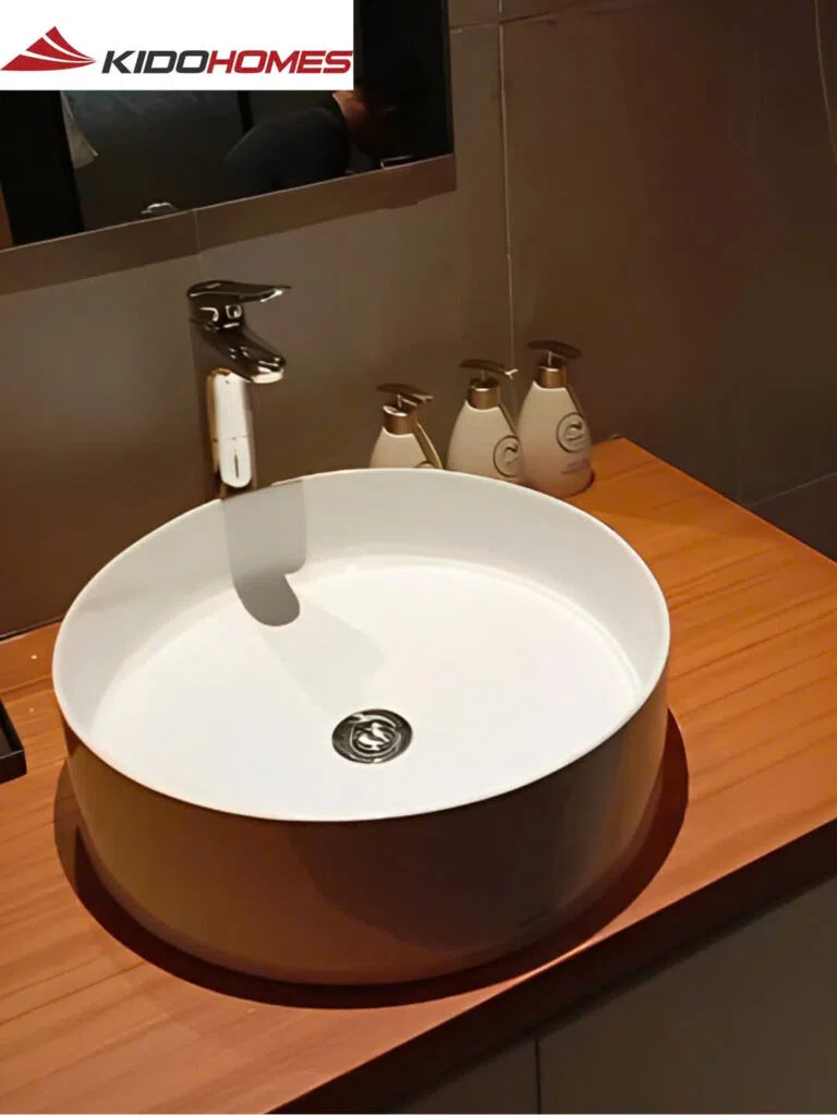 Công trình thi công TOTO: Lắp đặt chậu đặt bàn TOTO cho khách hàng