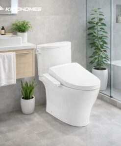 Bàn cầu hai khối TOTO CS767CRW24#XW kèm WASHLET S2 (loại giấu dây)