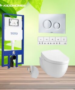 Bàn cầu treo tường nắp thông minh TOTO CW812REA#W/TCF47360GAA#NW1/ WH172AT/TCA465/MB174P#SS