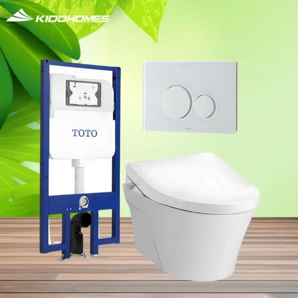 Bồn cầu TOTO nắp rửa cơ treo tường CW822RA#W TCW1211A#NW1 WH172A MB176G#WH