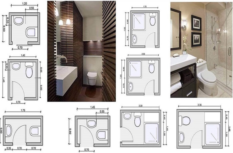 Diện tích nhà vệ sinh