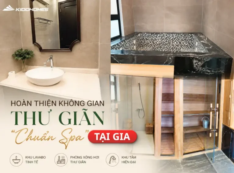 Hoàn thiện phòng tắm chuẩn spa tại gia cho gia chủ ở Hà Nội